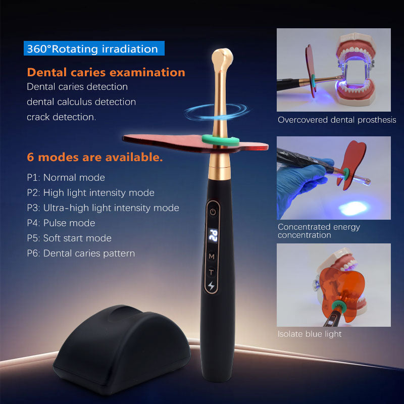 人気 歯科1秒光重合照射器 歯髄診断機能搭載