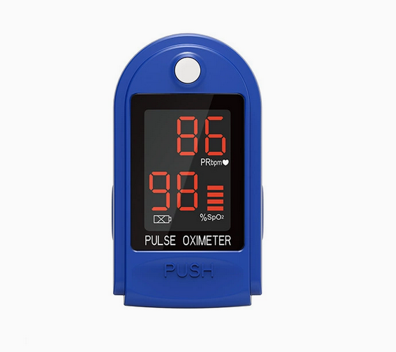 【Contec 正規品】 医療用パルスオキシメーター CMS50DL 指先装着型 血中酸素饱和度(SpO2)・脈拍数(PR)同時測定 赤色LED表示 ワンタッチ測定 自動省電力 単4電池使用 在宅介護・健康管理に