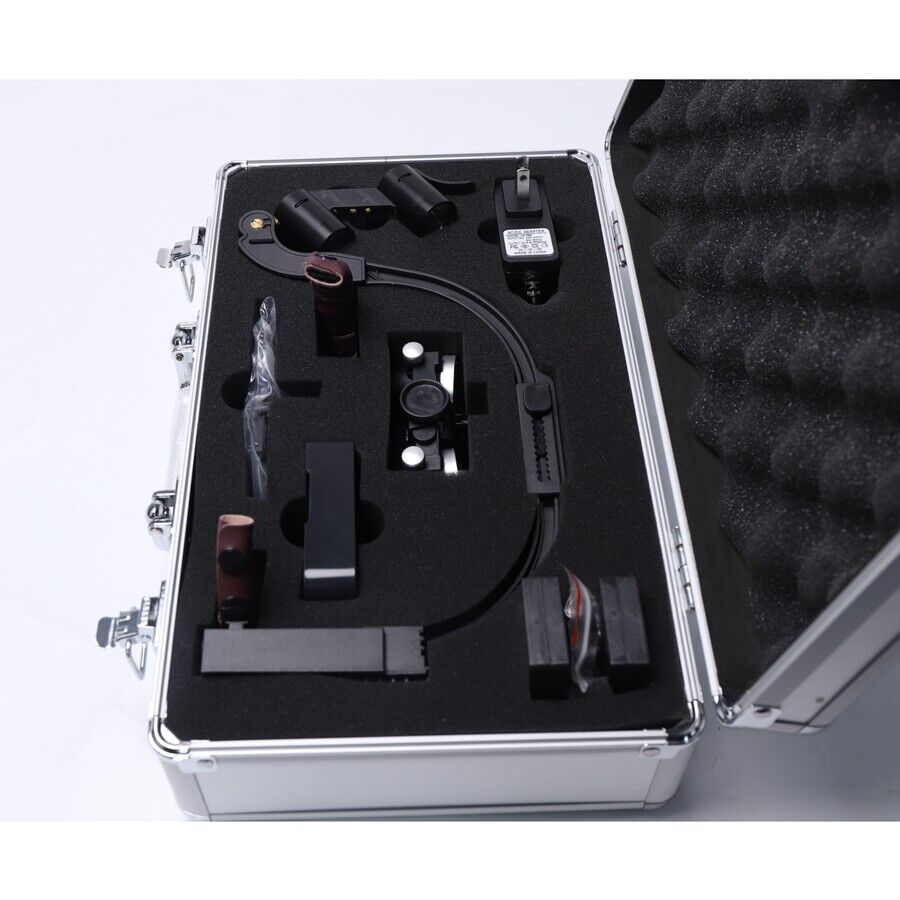 歯科ヘッドランプ付きデュアルアイ拡大鏡2.5X/3.5X双眼ルーペ ヘッド